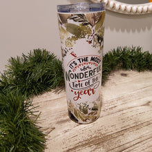 Load image into Gallery viewer, Flower Holiday Tumbler