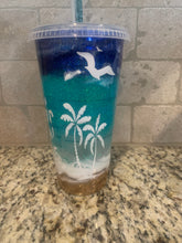 Load image into Gallery viewer, Custom Beach Cold Cup