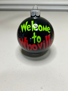 Grinch Christmas Ornament