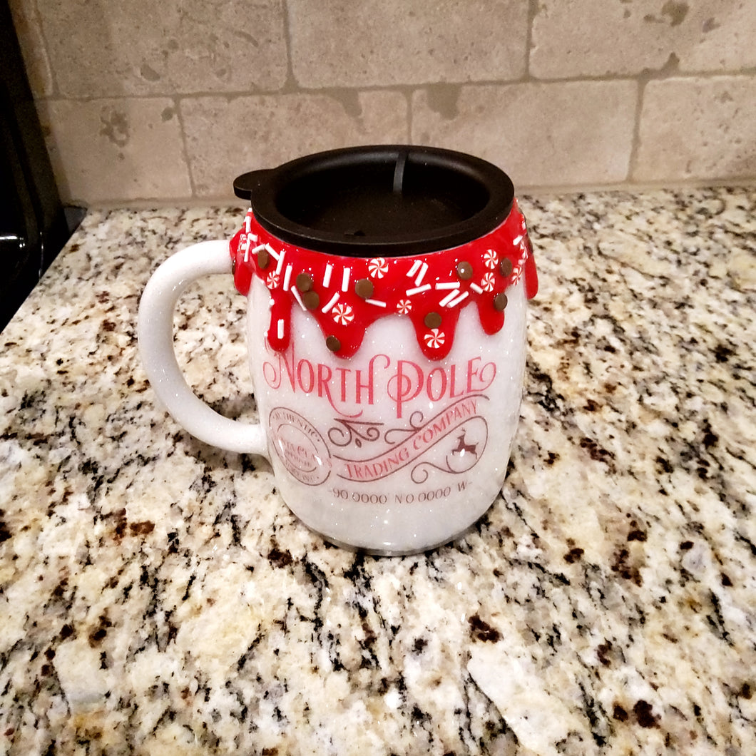 North Pole Christmas Mug