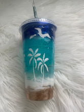 Load image into Gallery viewer, Custom Beach Cold Cup
