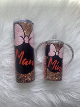 Load image into Gallery viewer, Mama &amp; mini Minnie Mouse Tumbler Set
