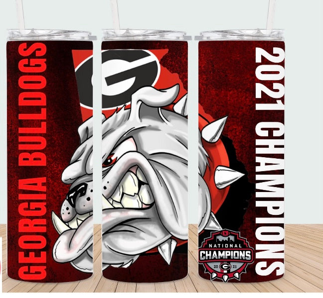 Georgia Bulldog Tumbler